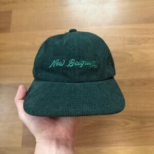 New Belgium Brewing Co. Brewery Dark Green Cord Corduroy Strapback Hat Cap Foco